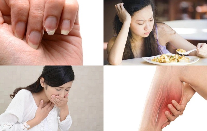 Dấu hiệu nhận biết cơ thể thiếu khoáng